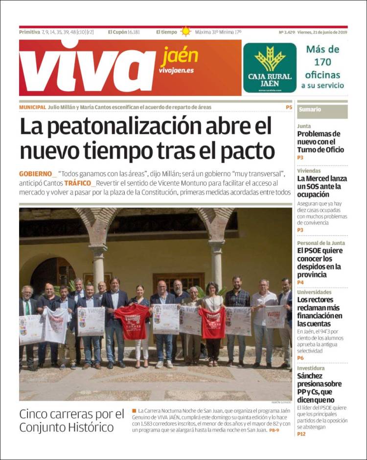 Portada de Viva Jaén (España)