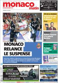 Portada de Nice-Matin (Francia)