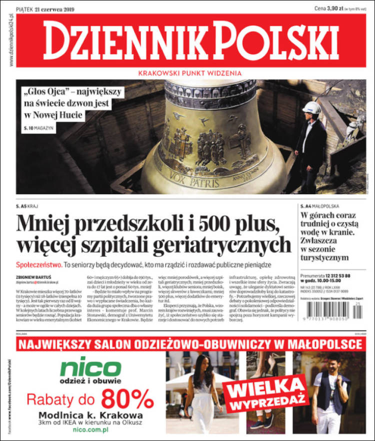 Portada de Dziennik (Poland)