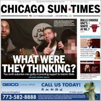 Portada de Chicago Sun-Times (USA)