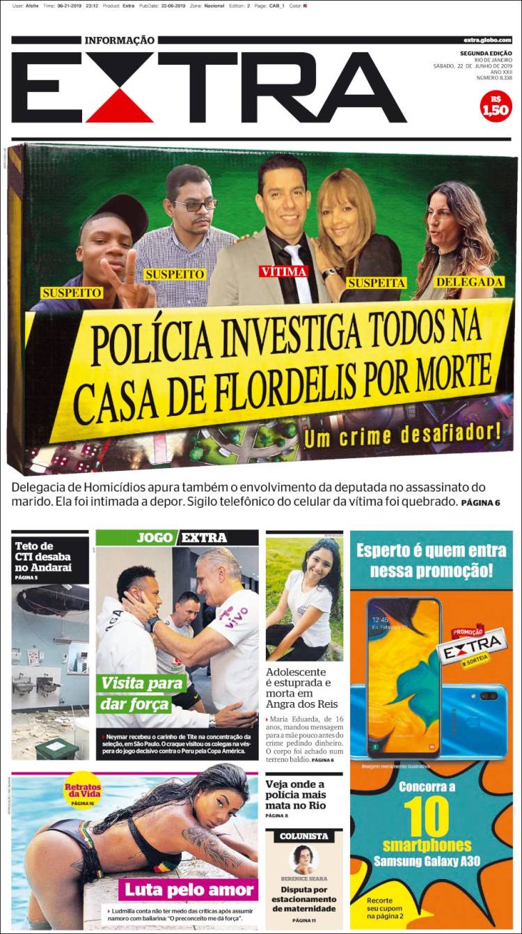 Portada de Extra (Brasil)