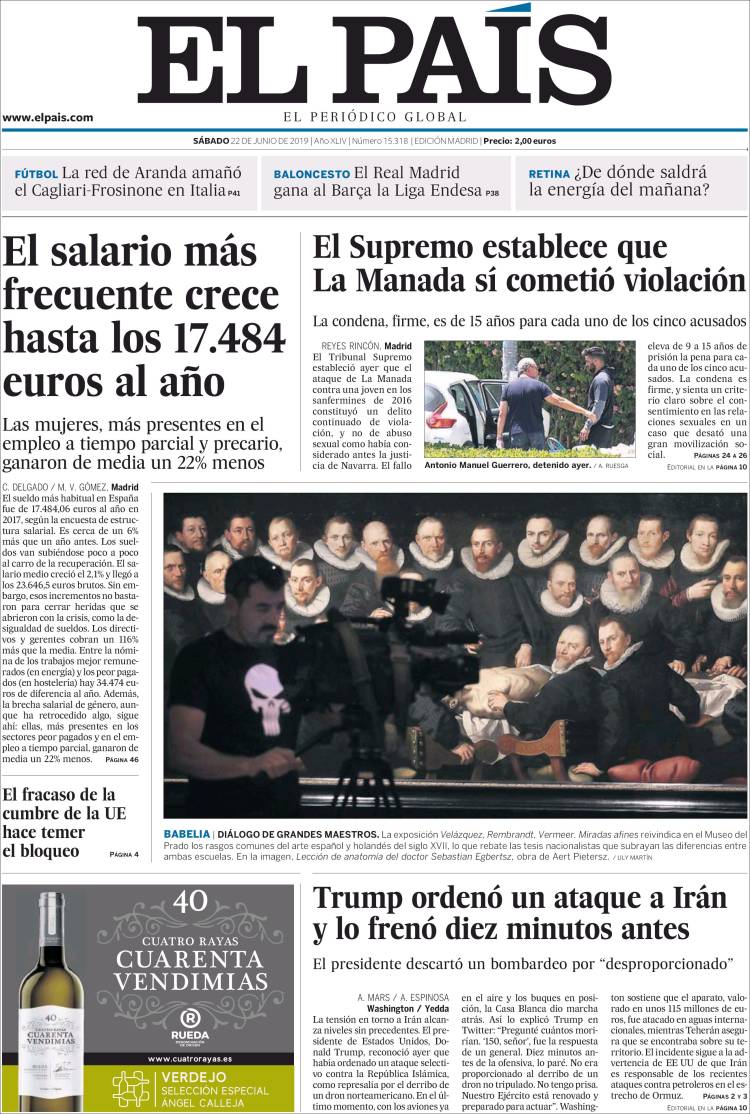 Portada de El País (Espa&ntilde;a)