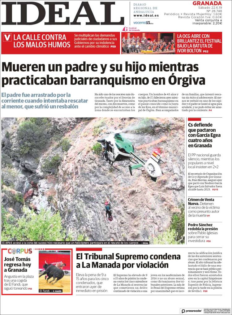 Portada de Ideal (Espa&ntilde;a)