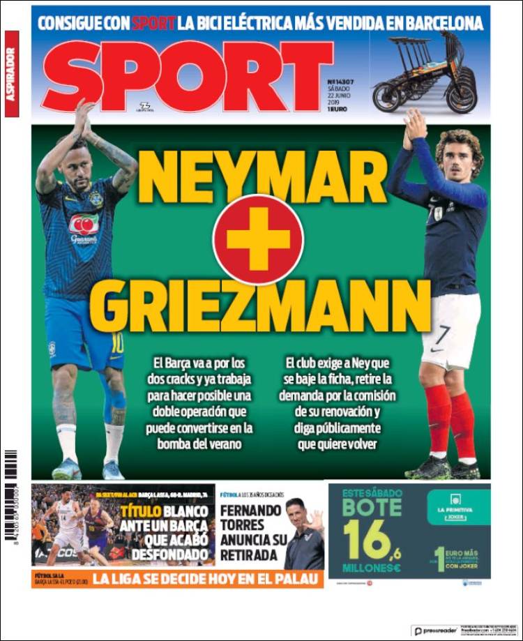 Portada de Sport (Espa&ntilde;a)