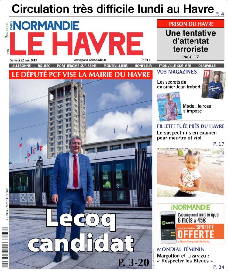 Portada de Le Havre Libre (France)