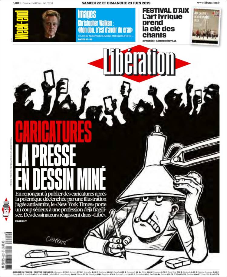 Portada de Libération (France)