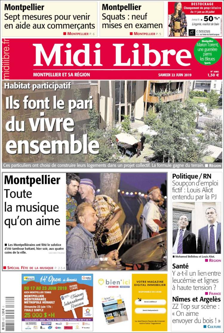 Portada de Midi Libre (France)