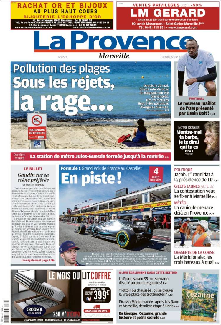 Portada de La Provence (France)