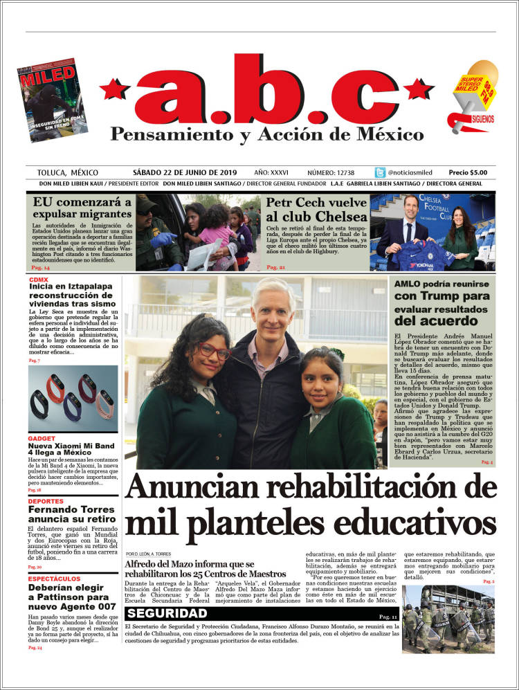 Portada de A.B.C.  (México)