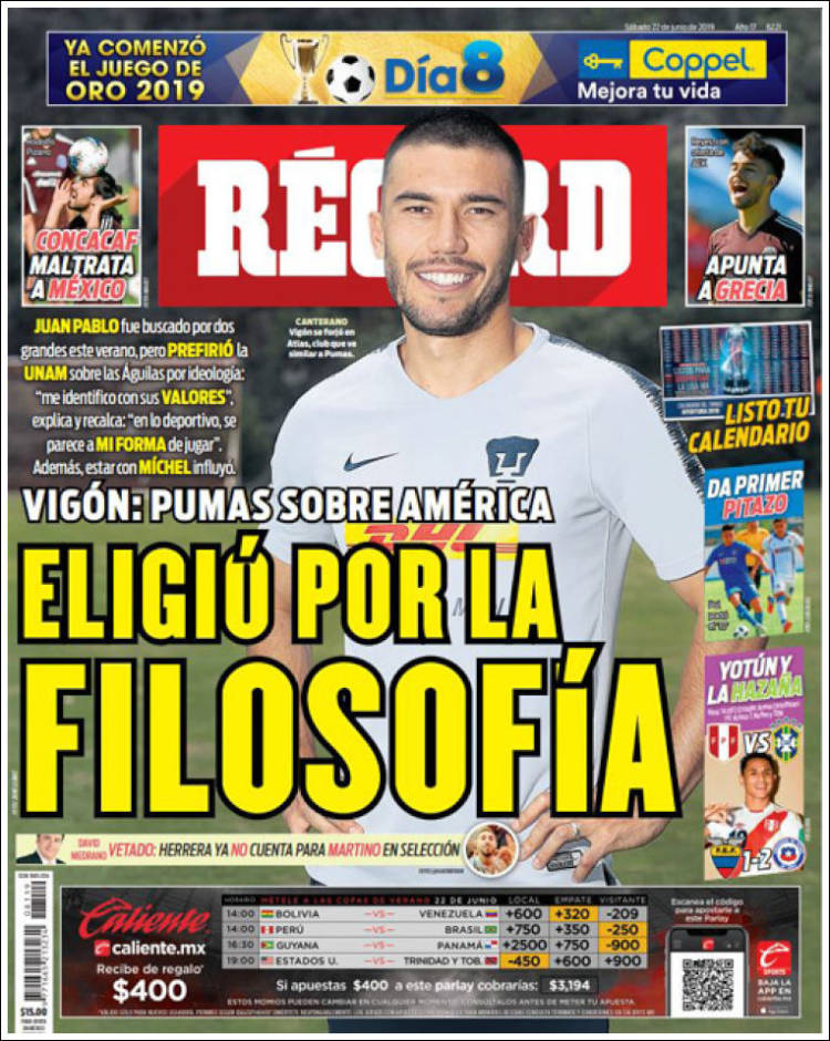 Portada de Record (México)