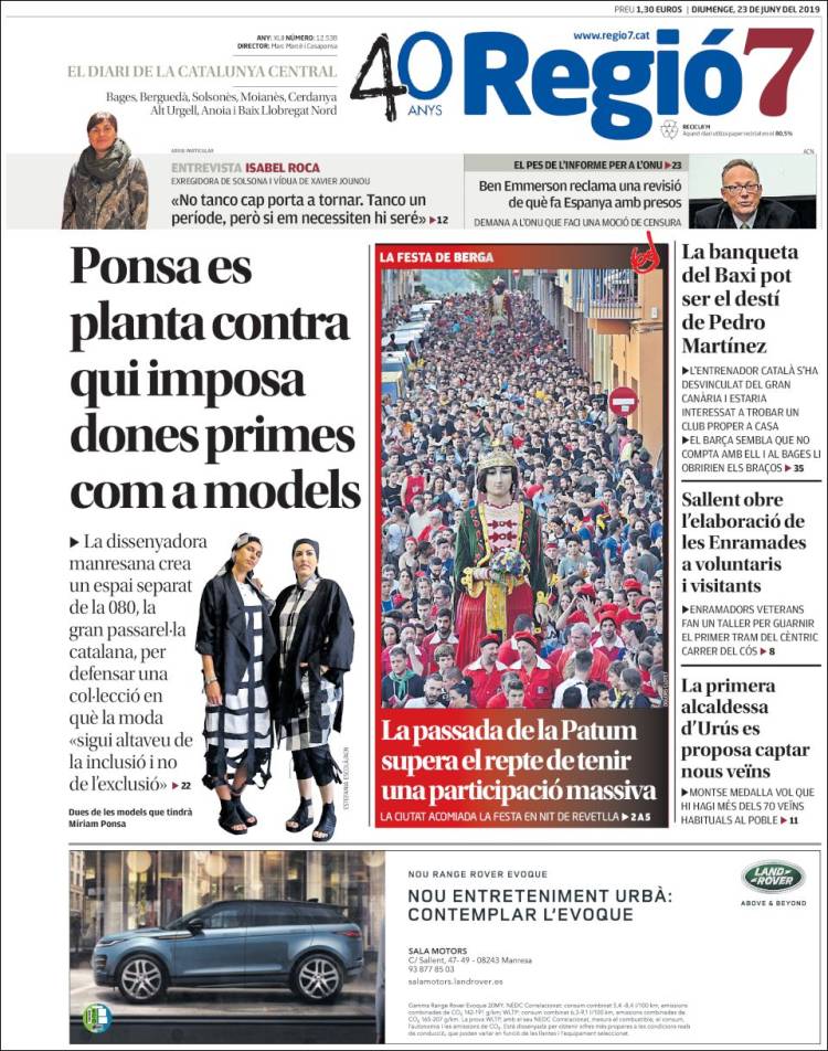 Portada de Regio7 (Espa&ntilde;a)