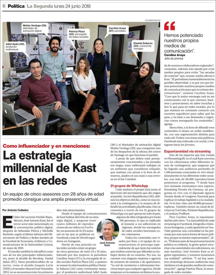 Portada de La Segunda (Chile)