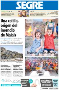 Portada de Segre  (Espa&ntilde;a)