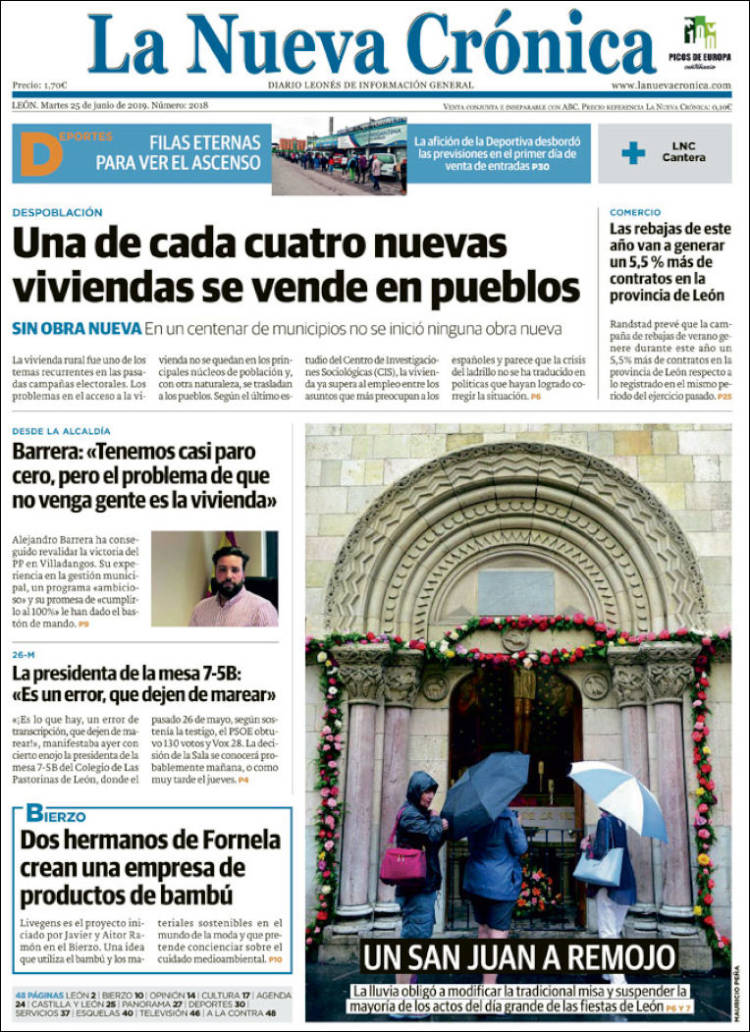 Portada de La Nueva Crónica (Espa&ntilde;a)
