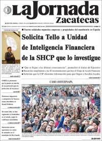 Portada de Jornada de Zacatecas (México)