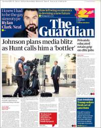 Portada de The Guardian (Reino Unido)