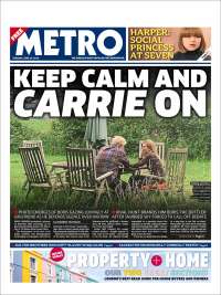 Portada de Metro (Reino Unido)