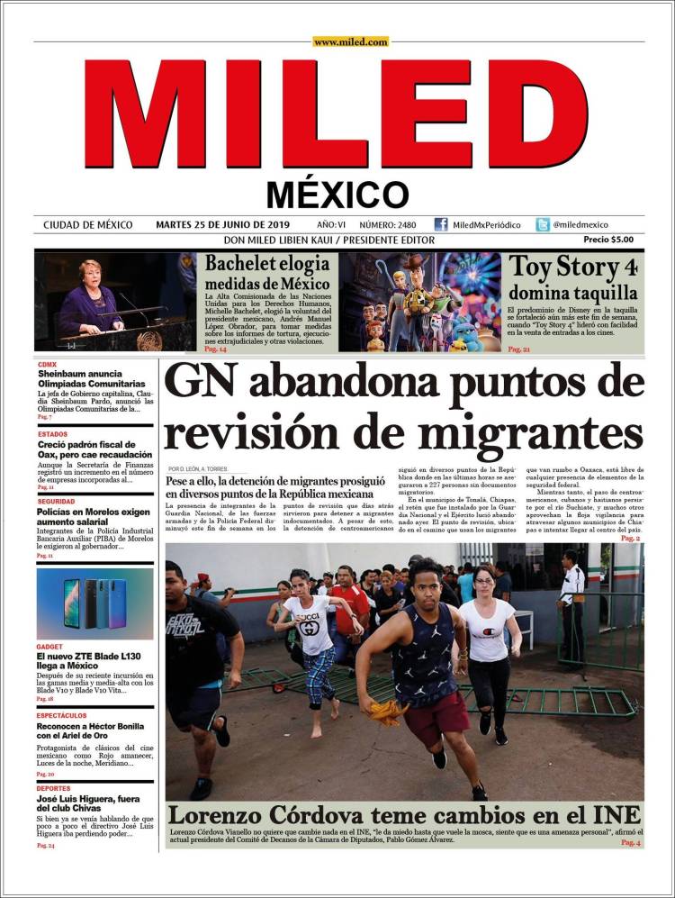 Portada de Miled (M&eacute;xico)