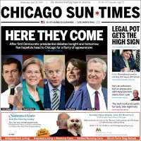 Portada de Chicago Sun-Times (USA)