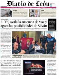 Portada de Diario de León (España)