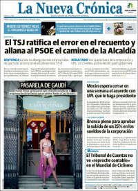 Portada de La Nueva Crónica (España)