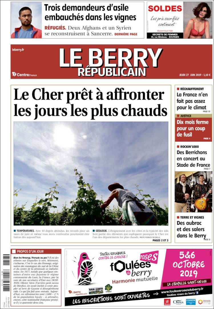 Portada de Berry Republicain (France)