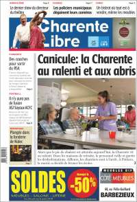 Portada de Charente Libre (Francia)