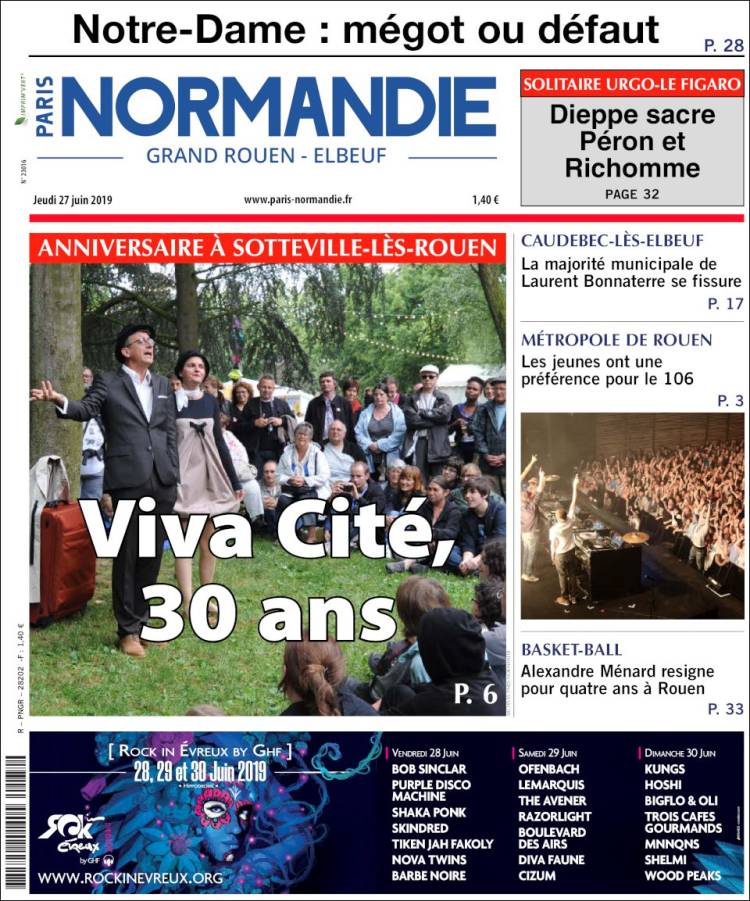 Portada de Paris Normandie (France)