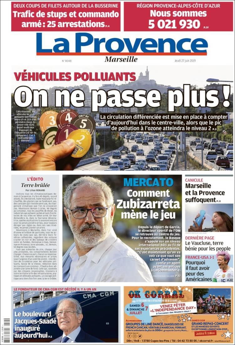 Portada de La Provence (France)