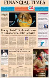 Portada de Financial Times - USA (États-Unis)