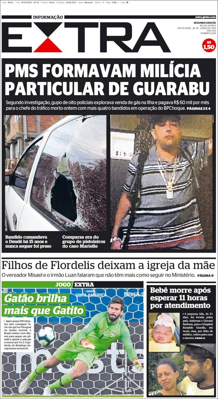 Portada de Extra (Br&eacute;sil)