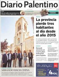 Portada de Diario Palentino (España)