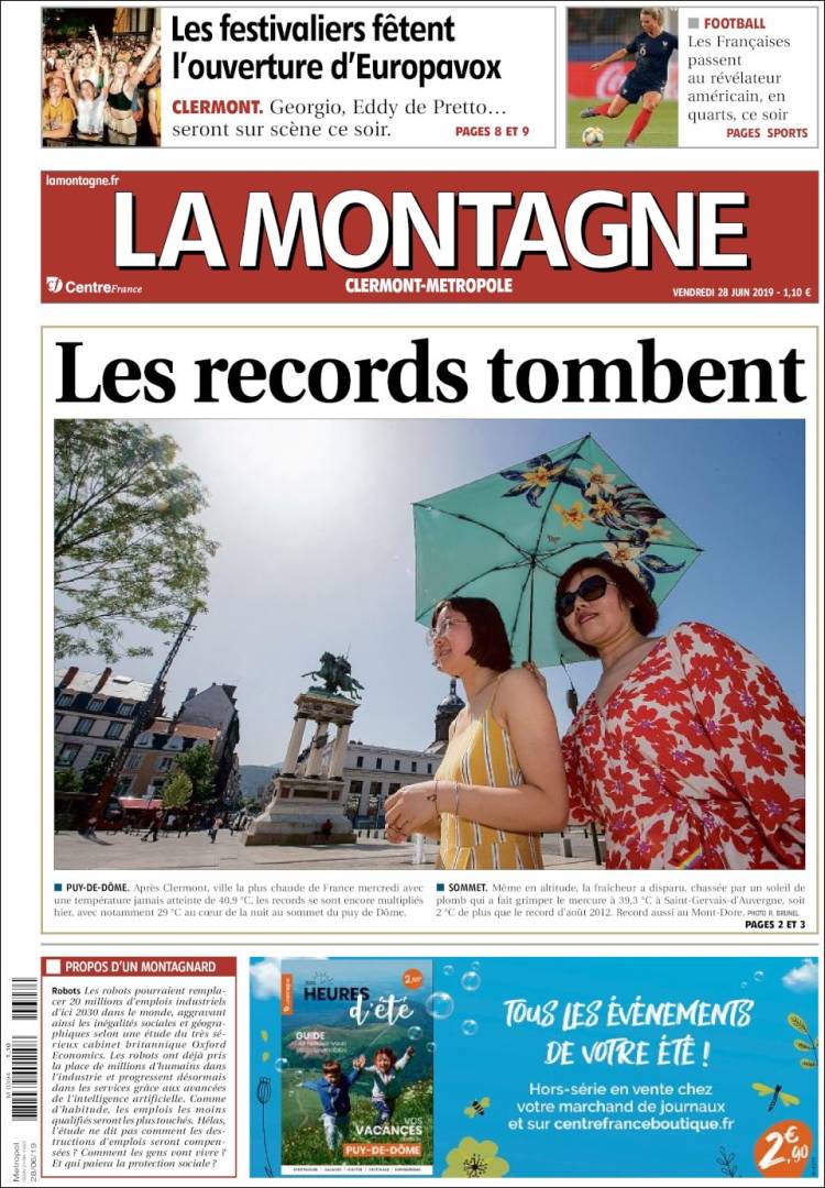 Portada de La Montagne (France)