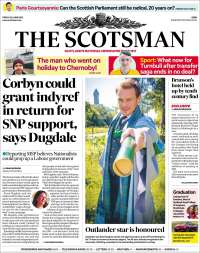 Portada de The Scotsman (Reino Unido)