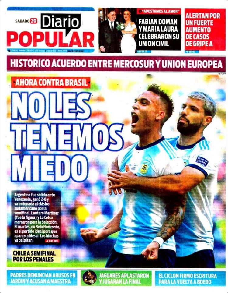 Portada de Diario Popular (Argentina)