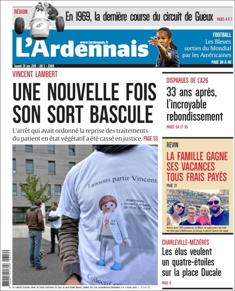 Portada de L'Ardenais (Francia)