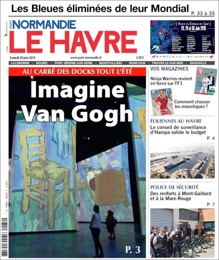 Portada de Le Havre Libre (Francia)