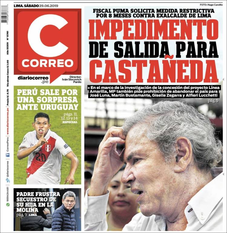 Portada de Diario Correo (Peru)