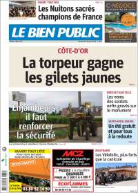 Portada de Le Bien Public (Francia)