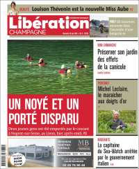 Portada de Libération Champagne (Francia)