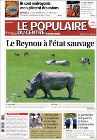 Portada de Le Populaire du Centre (Francia)