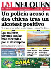 Portada de La Mañanade Neuquén (Argentina)