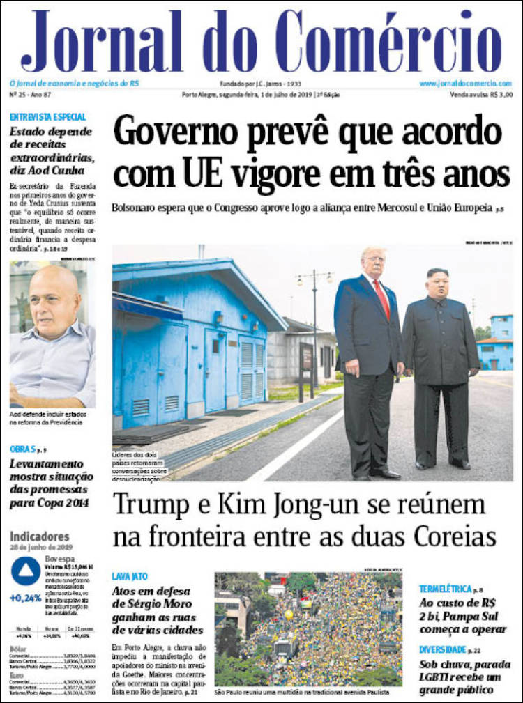 Portada de Jornal do Comércio (Brasil)