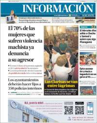 Portada de Diario Información (España)