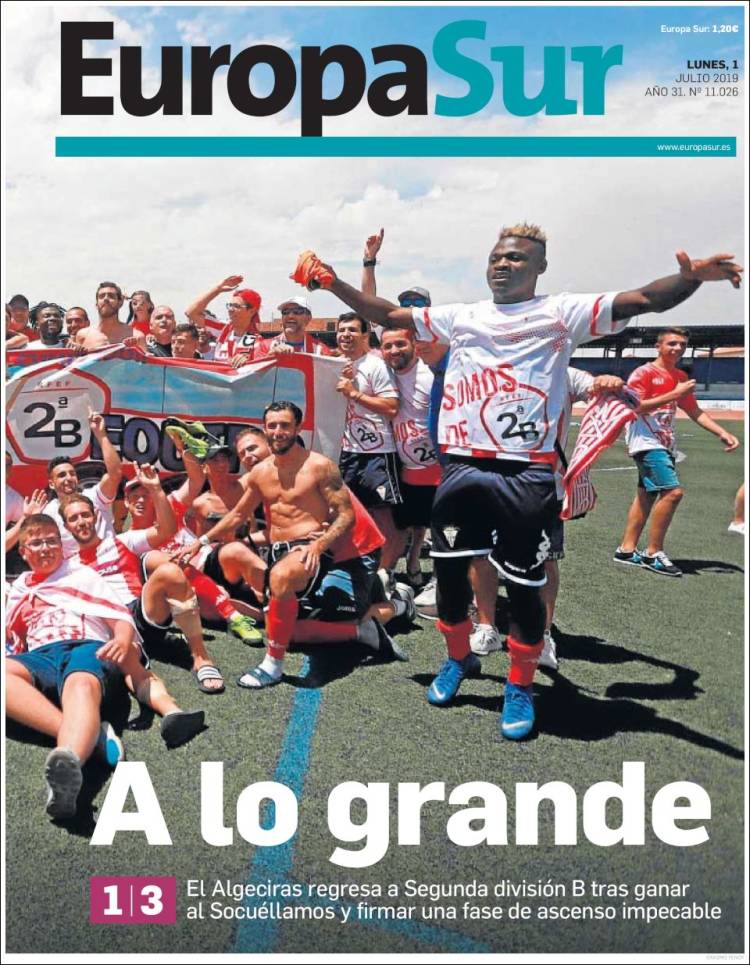 Portada de Europa Sur (Spain)