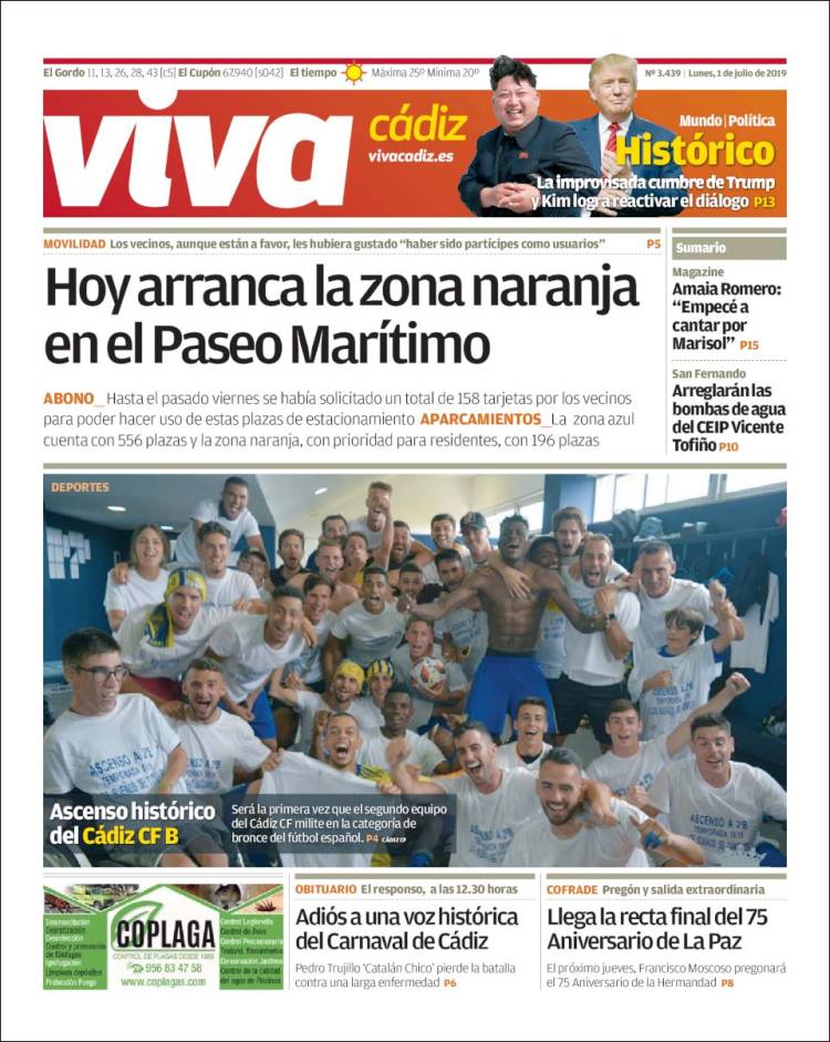 Portada de Información - Cadiz (Spain)