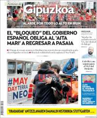 Portada de Noticias de Gipuzkoa (España)