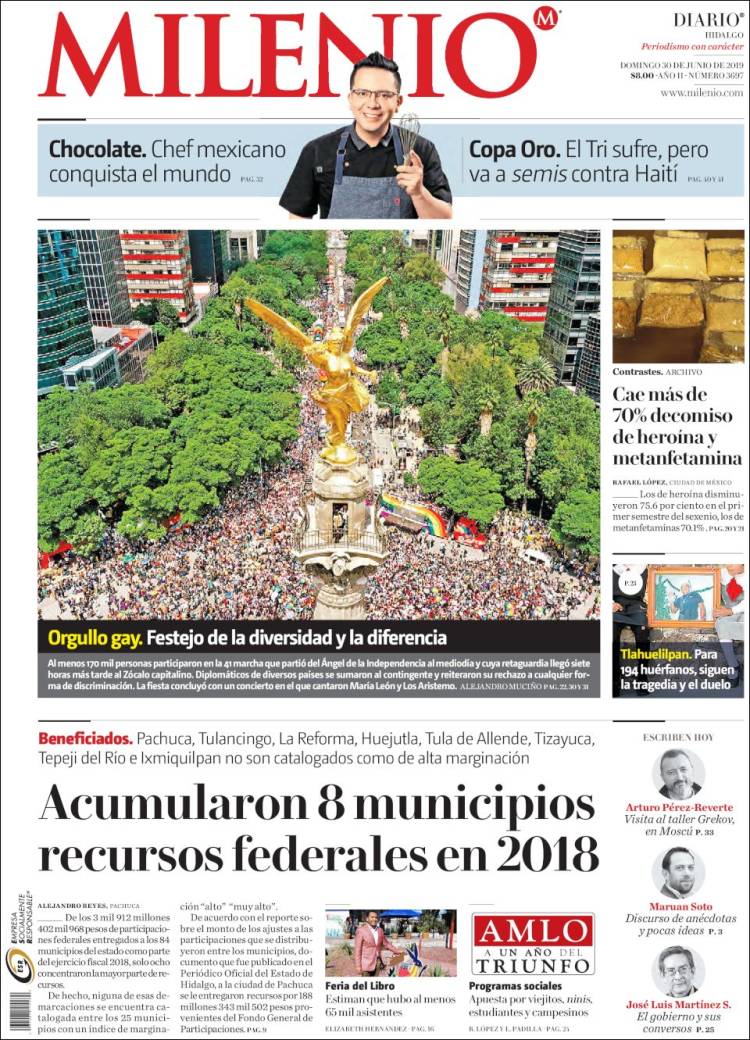 Portada de Milenio de Hidalgo (M&eacute;xico)