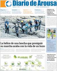 Portada de Diario de Arousa (Espa&ntilde;a)