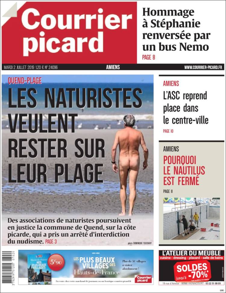 Portada de Courrier Picard (France)